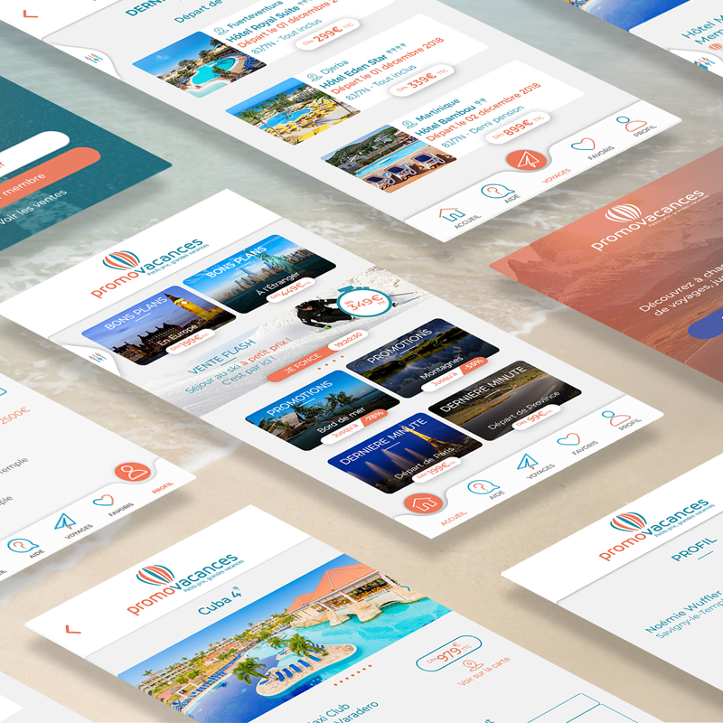 Alexandra Vivet - miniature du projet application promovacances